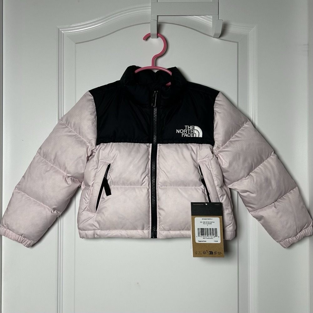 The North Face Toddler Pale Blossom 1996 Retro Nuptse Down Jacket Gorpcore Style